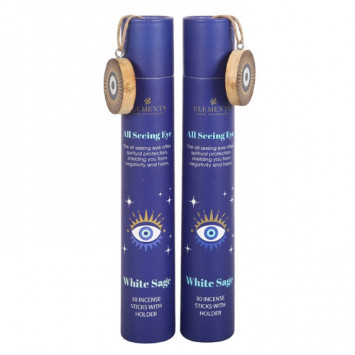 Set of 12 All Seeing Eye White Sage Incense Stick Gift Sets Set of 12 All Seeing Eye White Sage Incense Stick Gift Sets