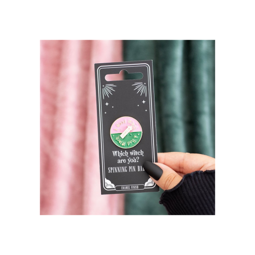 Which Witch Are You Spinning Pin Badge Which Witch Are You Spinning Pin Badge
