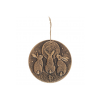 Moon Shadows Bronze Terracotta Plaque By Lisa Parker