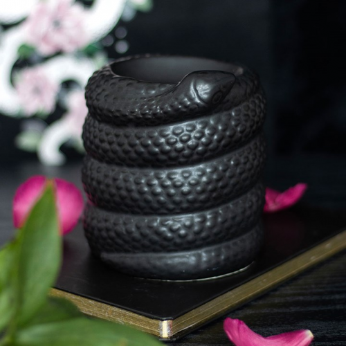 Black Snake Oil Burner and Wax Warmer Black Snake Oil Burner and Wax Warmer