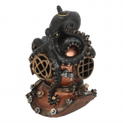 Kraken on Diver's Helmet Backflow Incense Burner Kraken on Diver's Helmet Backflow Incense Burner