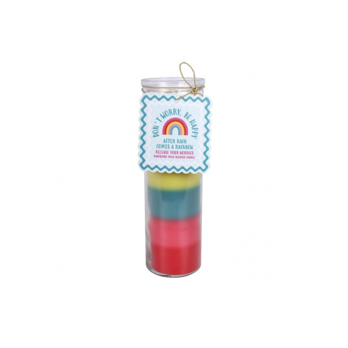Striped Raspberry Milk Scented Tube Candle Striped Raspberry Milk Scented Tube Candle
