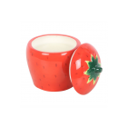 Strawberry Shaped Candle Jar Strawberry Shaped Candle Jar