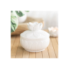 White Lotus Flower Trinket Box White Lotus Flower Trinket Box