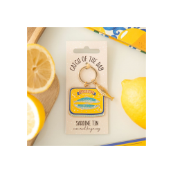 Sardine Tin Keyring Sardine Tin Keyring
