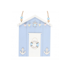 Blue Life Ring Beach Hut Hanging Decoration Blue Life Ring Beach Hut Hanging Decoration