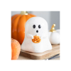 Ghost Shaped Tealight Candle Holder with Pumpkin Ghost Shaped Tealight Candle Holder with Pumpkin