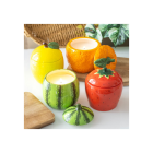 Orange Shaped Candle Jar Orange Shaped Candle Jar