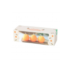 Set of 3 Orange Shaped Candles