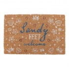 Natural Sandy Feet Welcome Doormat