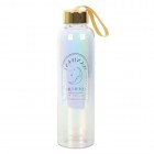 Manifest Your Life Iridescent Glass Water Bottle