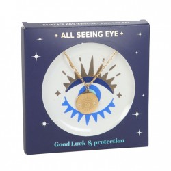 All Seeing Eye White Sage Crystal Chip Protection Candle