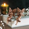 Set of 2 Fairy Shelf Sitter Ornaments Set of 2 Fairy Shelf Sitter Ornaments