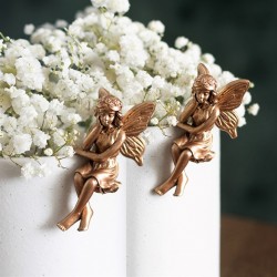 Set of 2 Fairy Pot Hanger Ornaments Set of 2 Fairy Pot Hanger Ornaments