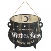 Witches Brew Cauldron MDF Hanging Sign Witches Brew Cauldron MDF Hanging Sign