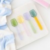 Set of 4 Pastel Glass Dessert Spoons Set of 4 Pastel Glass Dessert Spoons