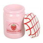 Strawberry Jelly Jar Oil Burner and Wax Warmer