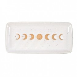 17cm Moon Phase Ceramic Trinket Tray 17cm Moon Phase Ceramic Trinket Tray