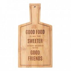 Sweeter When Shared Bamboo Serving Board Sweeter When Shared Bamboo Serving Board