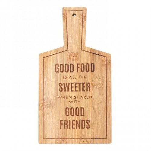 Sweeter When Shared Bamboo Serving Board