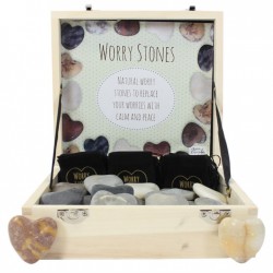 Box of 36 Heart Worry Stones Box of 36 Heart Worry Stones