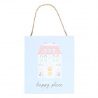 This Is Our Happy Place Pastel House Hanging Sign
