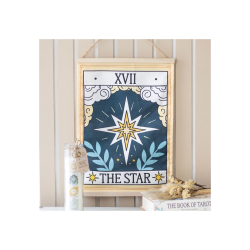 The Star Vintage Tarot Wall Hanging The Star Vintage Tarot Wall Hanging