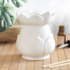 White Lotus Flower Oil Burner White Lotus Flower Oil Burner
