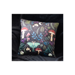 35cm Square Dark Forest Print Cushion 35cm Square Dark Forest Print Cushion