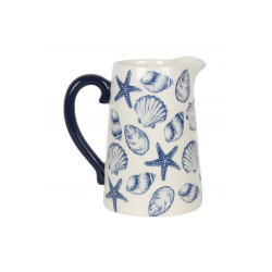 17cm Seashell Ceramic Flower Jug 17cm Seashell Ceramic Flower Jug