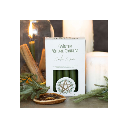 Cedar & Pine Winter Ritual Spell Candles Cedar & Pine Winter Ritual Spell Candles