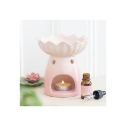 Pink Water Lily Oil Burner and Wax Warmer Pink Water Lily Oil Burner and Wax Warmer