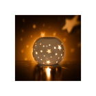 White Iridescent Star Oil Burner and Wax Warmer White Iridescent Star Oil Burner and Wax Warmer
