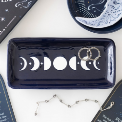 Blue Moon Phase Trinket Dish Blue Moon Phase Trinket Dish