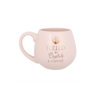 Crystals and Coffee Rounded Mug