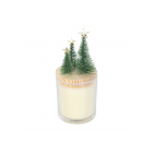 Merry and Bright Bauble Cinnamon & Spice Glass Candle with Tree Merry and Bright Bauble Cinnamon & Spice Glass Candle with Tree