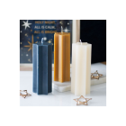 Navy Starry Night Star Shaped Taper Candle Navy Starry Night Star Shaped Taper Candle