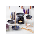 Purple Star Sign Oil Burner on Metal Base Purple Star Sign Oil Burner on Metal Base