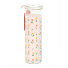Tulip Print French Tulip Tube Candle Tulip Print French Tulip Tube Candle