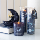 Blue Crescent Moon Hanging Oil Burner Blue Crescent Moon Hanging Oil Burner