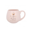 Crystals and Coffee Rounded Mug