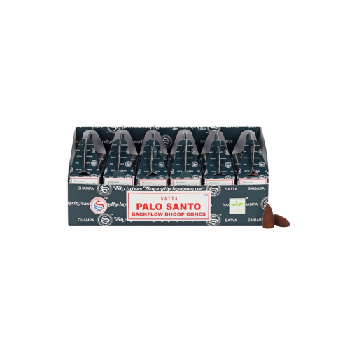 Set of 6 Packets of Satya Palo Santo Backflow Dhoop Cones Set of 6 Packets of Satya Palo Santo Backflow Dhoop Cones