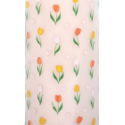 Tulip Print French Tulip Tube Candle Tulip Print French Tulip Tube Candle