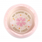Wild Strawberry & Poppy Egg Shaped Candle Wild Strawberry & Poppy Egg Shaped Candle