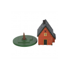 Brown House Incense Cone Burner Brown House Incense Cone Burner