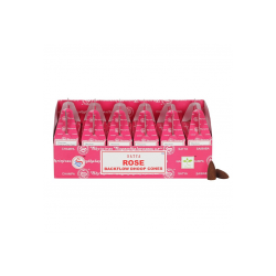 Set of 6 Packets of Satya Rose Backflow Dhoop Cones