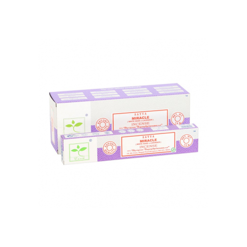 Set of 6 Earth Satya Miracle Incense (12/50) Set of 6 Earth Satya Miracle Incense (12/50)