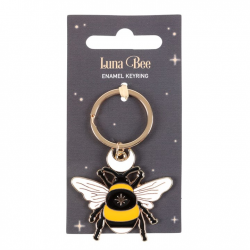 Forest Bee Enamel Keyring Forest Bee Enamel Keyring