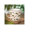 Camping Print Enamel Mug Camping Print Enamel Mug