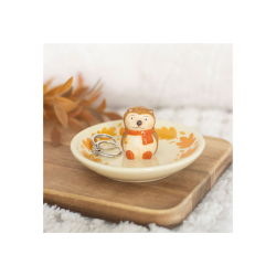 Autumn Hedgehog Trinket Dish Autumn Hedgehog Trinket Dish